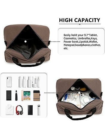 Sac de voyage cabine 35x20x20 cm 14 l trolley - kono