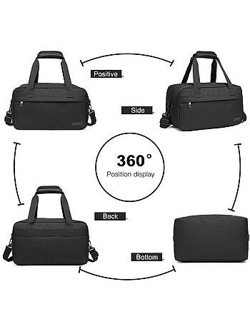 Sac de voyage cabine 35x20x20 cm 14 l trolley - kono