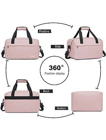 Sac de voyage cabine 35x20x20 cm 14 l trolley - kono