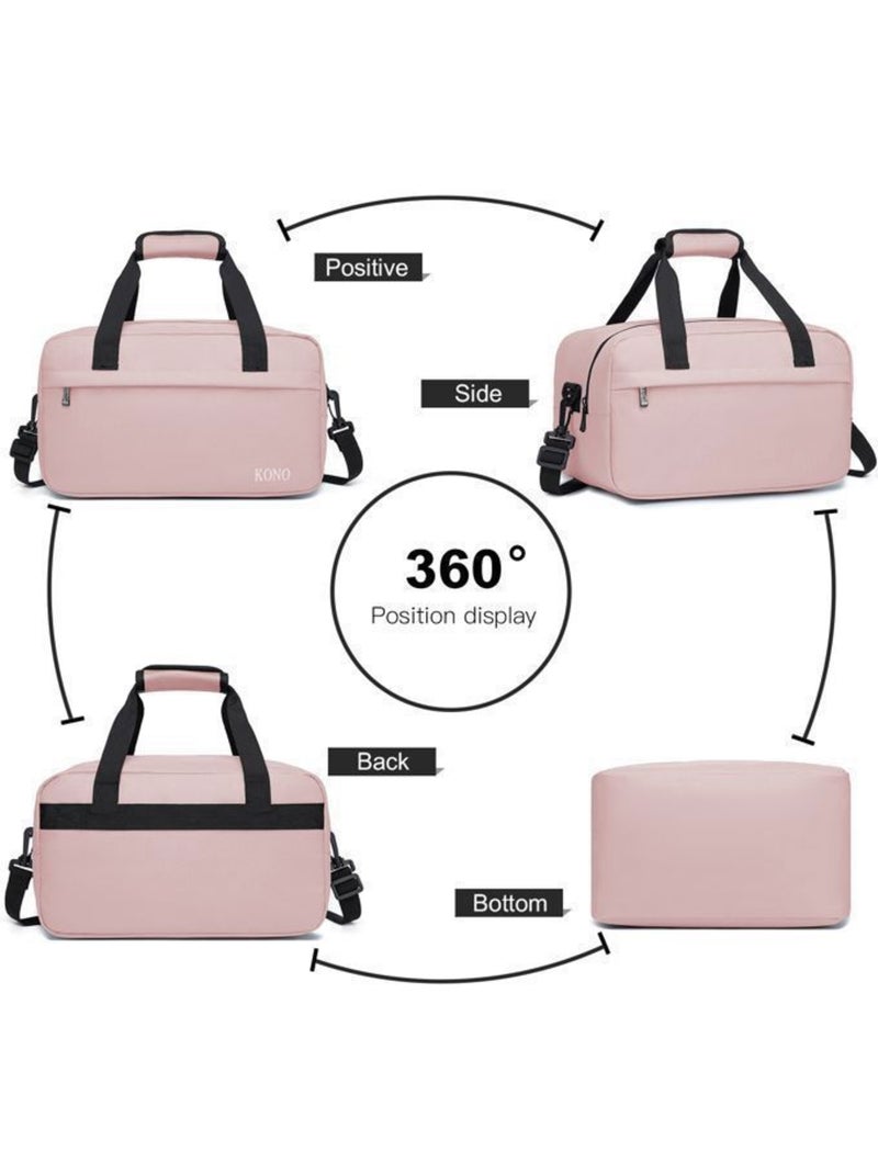 Sac de voyage cabine 35x20x20 cm 14 l trolley - kono Rose - Kiabi