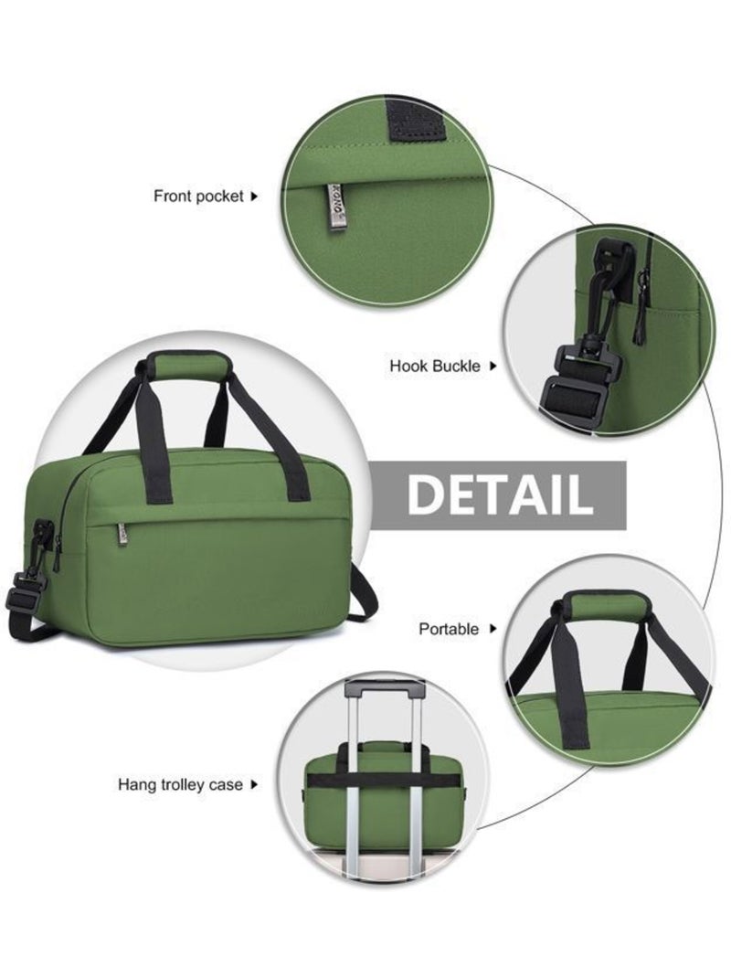 Sac de voyage cabine 35x20x20 cm 14 l trolley - kono Vert - Kiabi