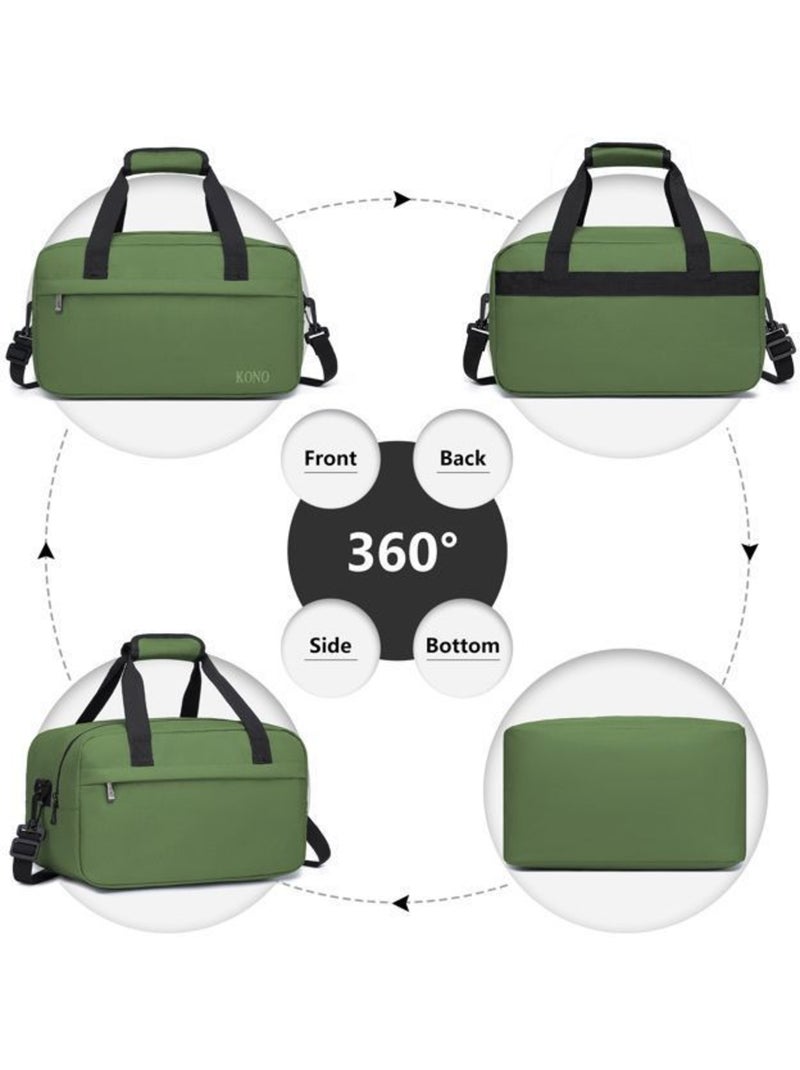 Sac de voyage cabine 35x20x20 cm 14 l trolley - kono Vert - Kiabi