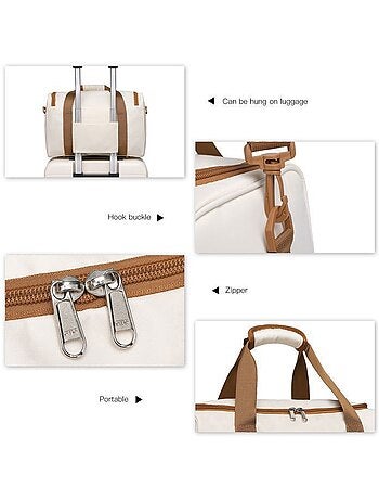 Sac de voyage cabine 40x20x25 cm 20 l polyester 290d - kono