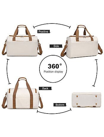 Sac de voyage cabine 40x20x25 cm 20 l polyester 290d - kono