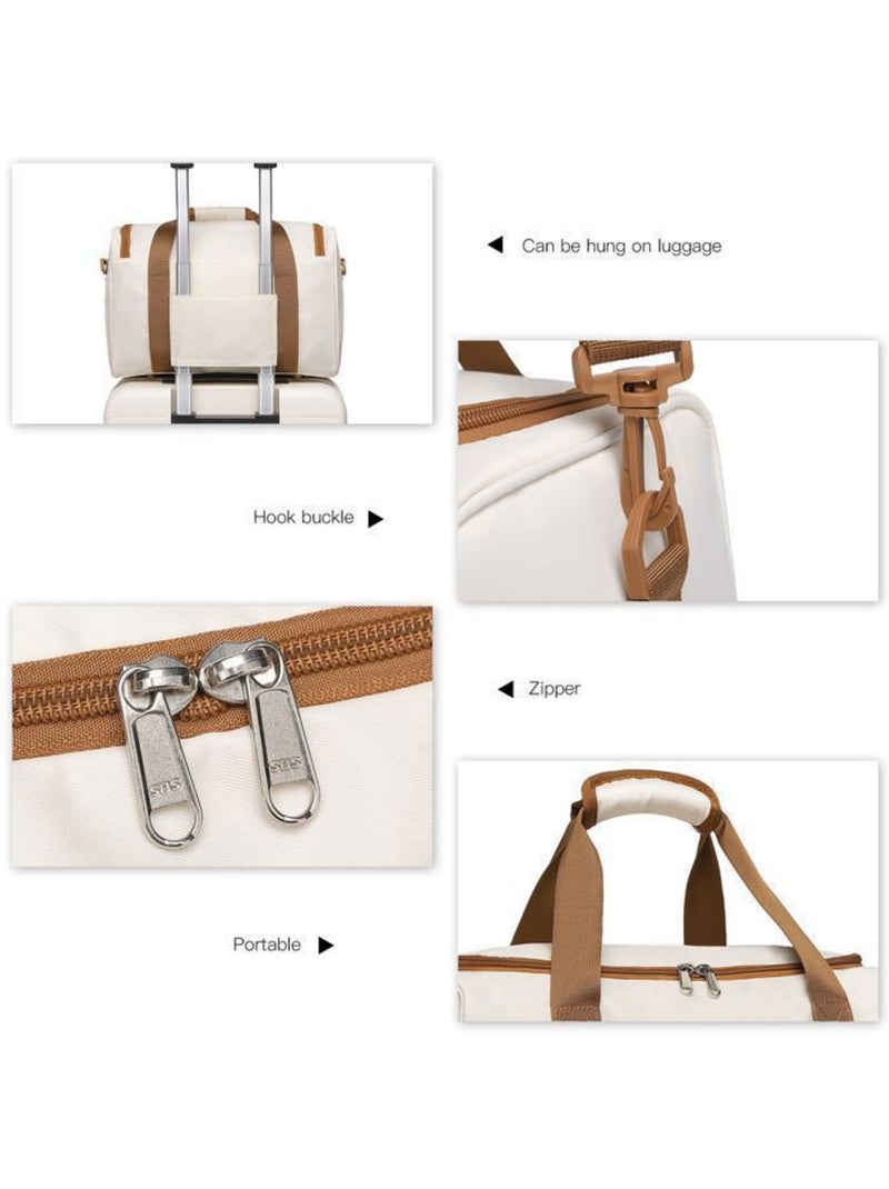 Sac de voyage cabine 40x20x25 cm 20 l polyester 290d - kono Beige - Kiabi