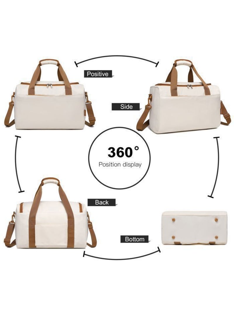 Sac de voyage cabine 40x20x25 cm 20 l polyester 290d - kono Beige - Kiabi