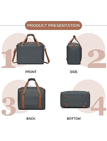 Sac de voyage cabine 40x20x30 cm 24 l léger 460 g - kono