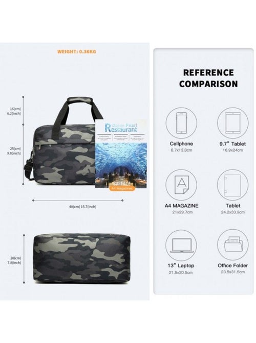 Sac de voyage cabine 40x25x20 cm 20 l pliable imperméable - kono - Kiabi