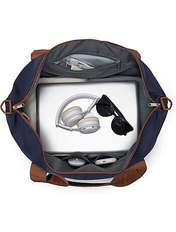 Sac de voyage cabine 45x36x20 cm déperlant avec trousse - kono
