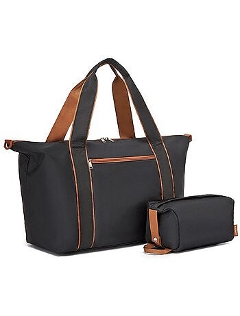 Sac de voyage cabine 45x36x20 cm déperlant avec trousse - kono