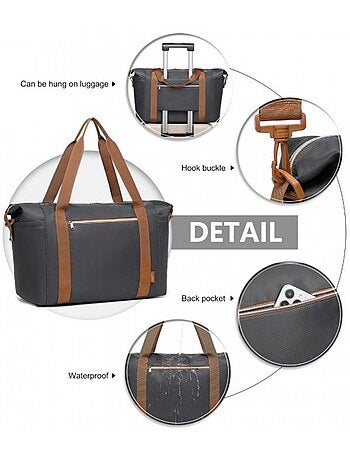Sac de voyage cabine 46x20x30 cm imperméable bandoulière