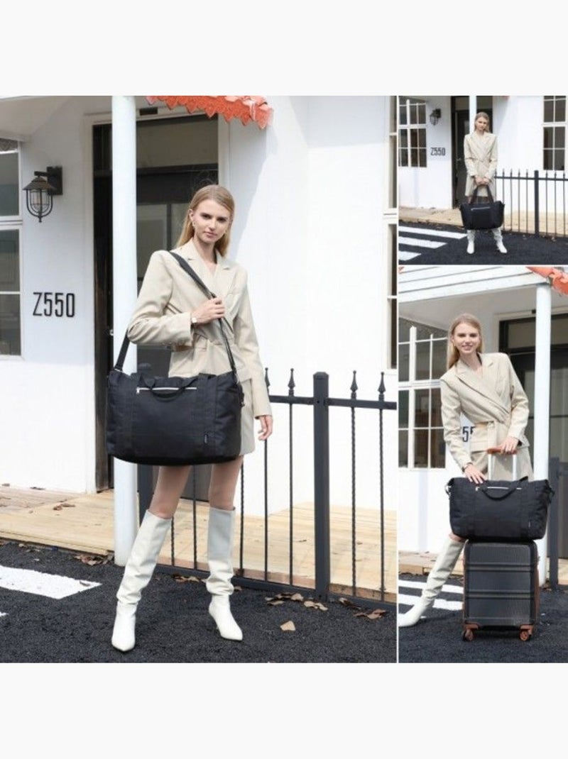 Sac de voyage cabine 46x20x30 cm imperméable bandoulière Gris - Kiabi