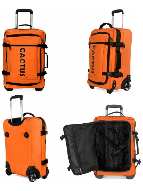 Sac de voyage cabine avec roulettes 38.5L  50cm - Kiabi
