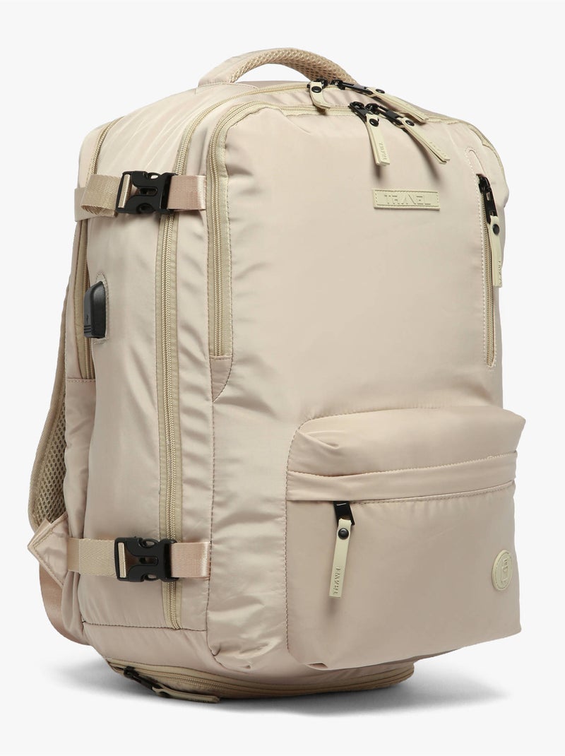 Sac de voyage cabine sac à dos outlander travel nylon Beige - Kiabi