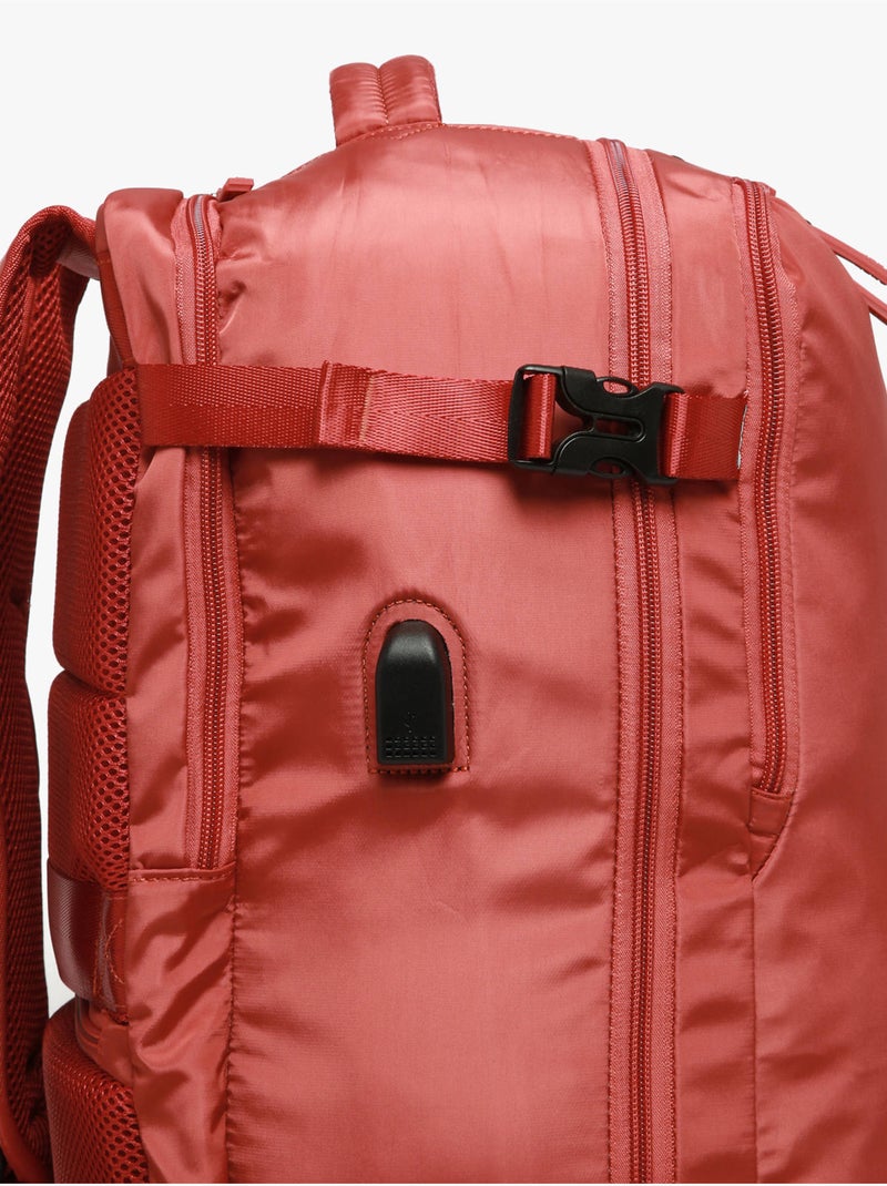 Sac de voyage cabine sac à dos outlander travel nylon Blanc Marron - Kiabi