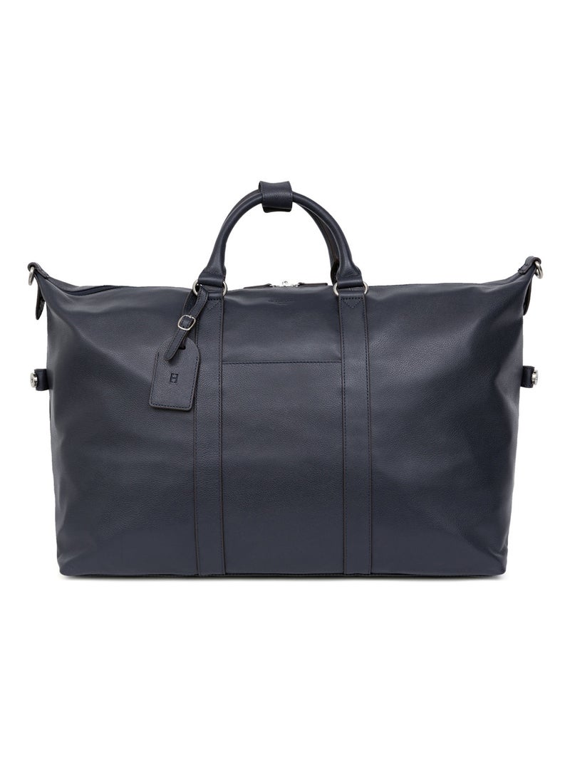 Sac de voyage  Cuir CONFORT Bleu marine - Kiabi