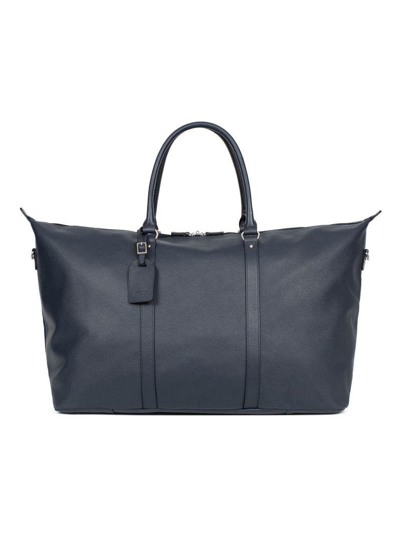 Sac de voyage  Cuir CONFORT BUSINESS Bleu marine - Kiabi