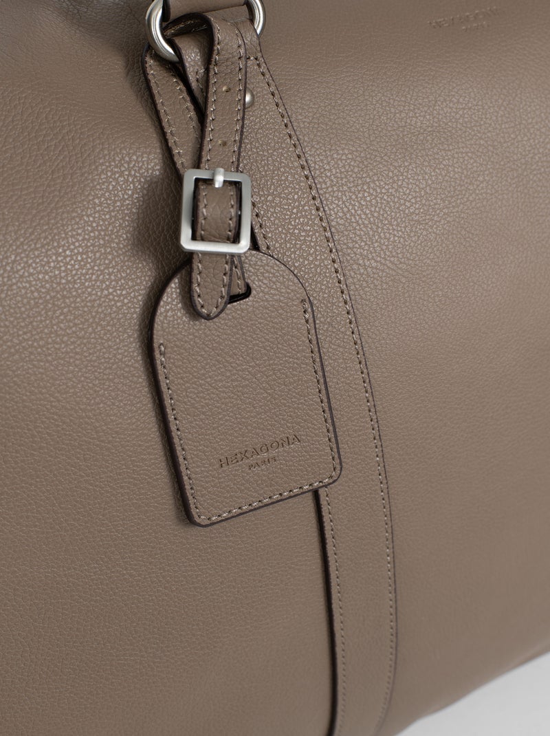 Sac de voyage  Cuir CONFORT BUSINESS Marron glacé - Kiabi