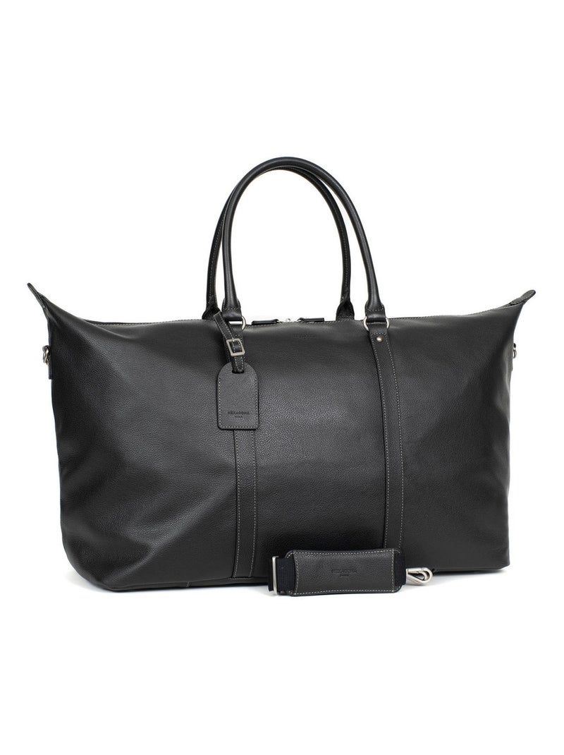 Sac de voyage  Cuir CONFORT BUSINESS Noir - Kiabi