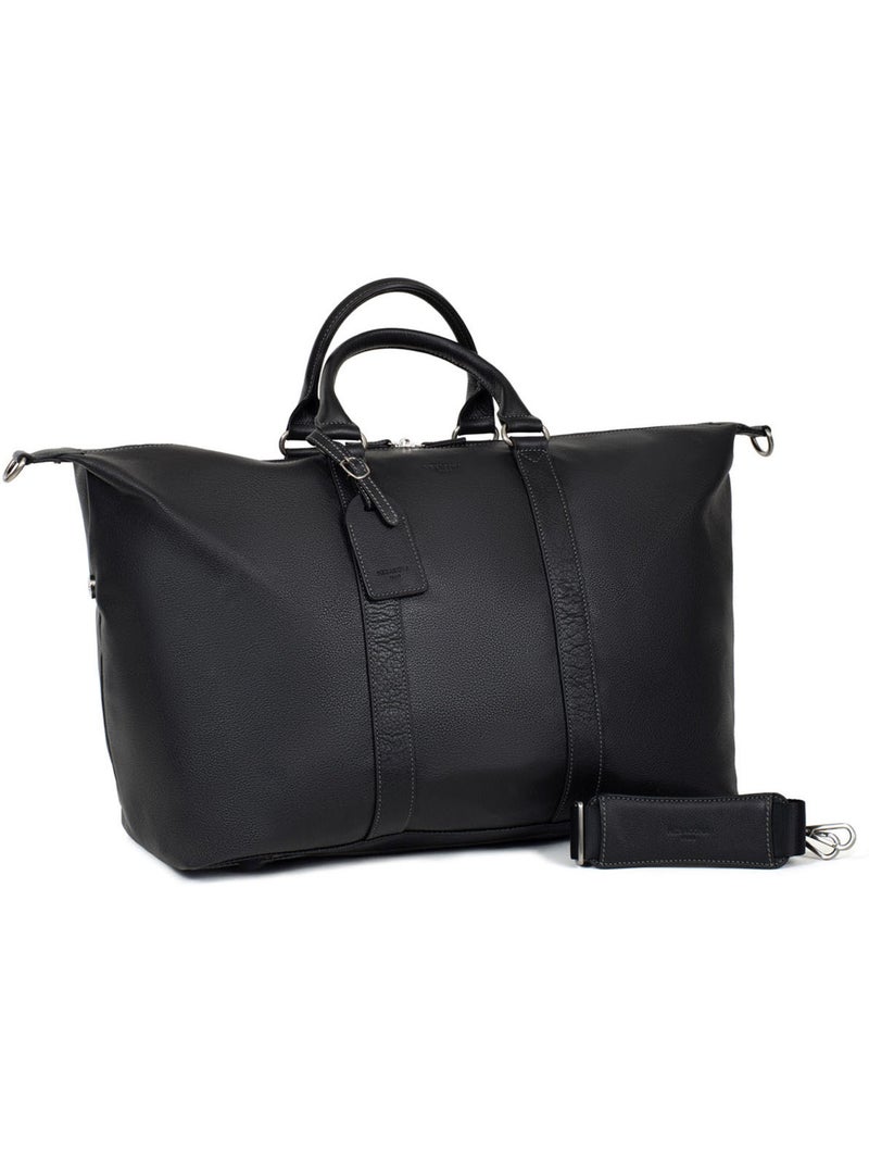 Sac de voyage  cuir confort hexagona Noir - Kiabi