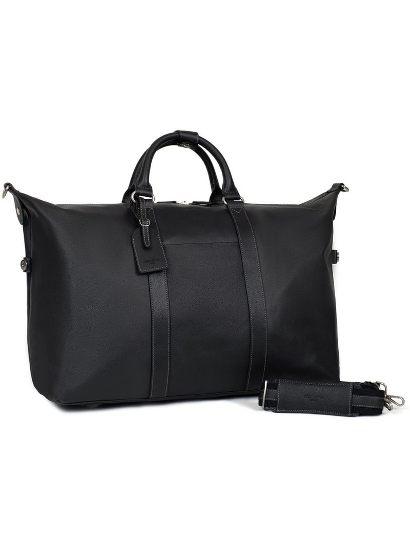 Sac de voyage  cuir confort hexagona Noir - Kiabi