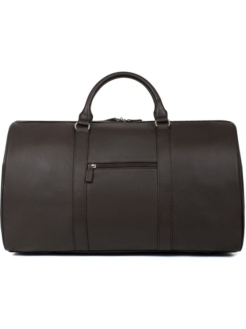 Sac de voyage  Cuir CONFORT Marron foncé - Kiabi