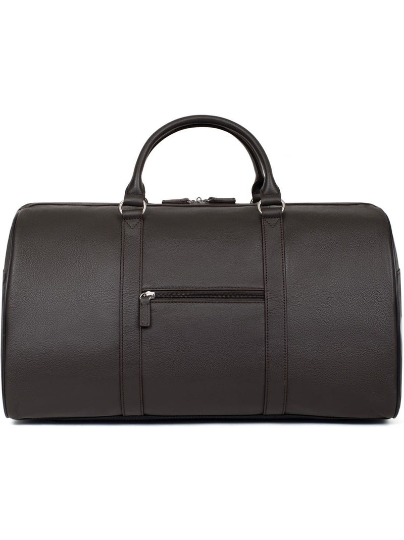 Sac de voyage  Cuir CONFORT Marron foncé - Kiabi
