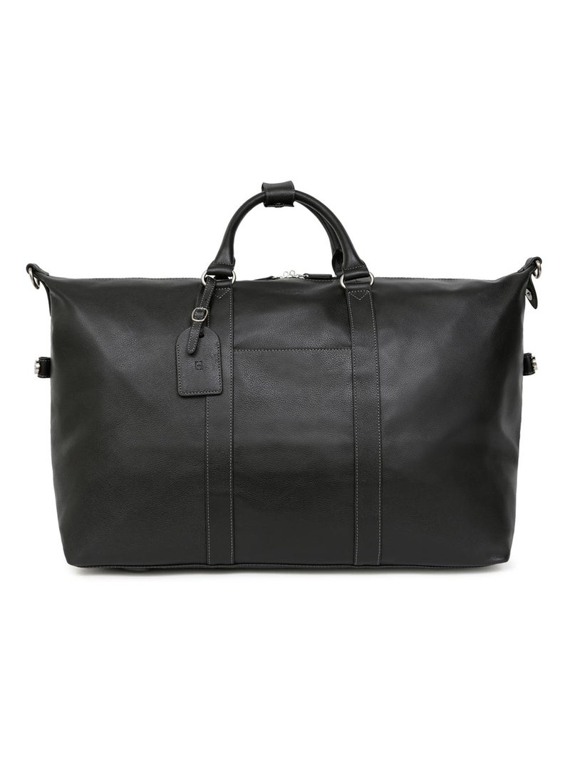 Sac de voyage  Cuir CONFORT Noir - Kiabi