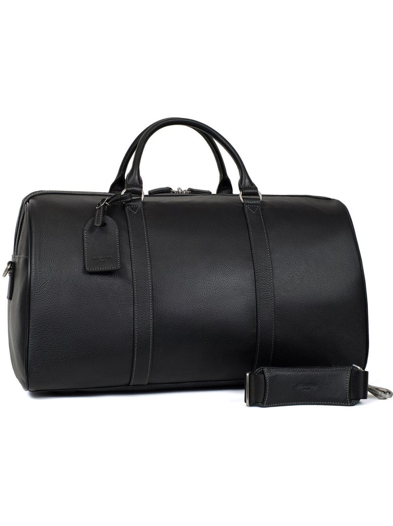 Sac de voyage  Cuir CONFORT Noir - Kiabi
