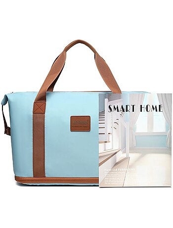 Sac de voyage duffel 40x22x30 cm sec/humide avec trousse - kono