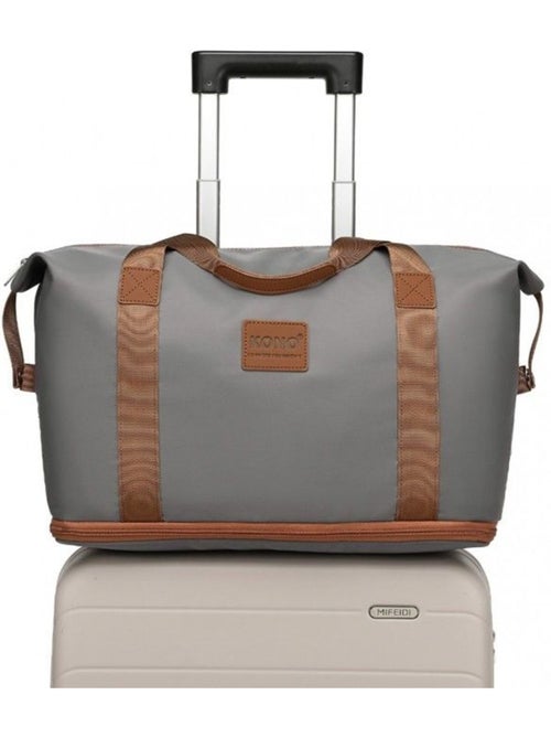 Sac de voyage duffel 40x22x30 cm sec/humide avec trousse - kono - Kiabi Sac de voyage duffel 40x22x30 cm sec/humide avec trousse - kono - Kiabi