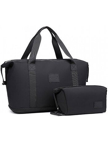 Sac de voyage duffel 40x22x30 cm sec/humide avec trousse - kono