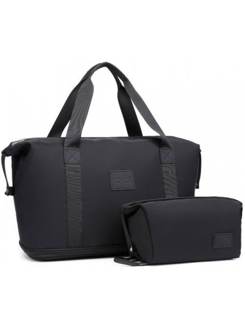 Sac de voyage duffel 40x22x30 cm sec/humide avec trousse - kono - Kiabi Sac de voyage duffel 40x22x30 cm sec/humide avec trousse - kono - Kiabi