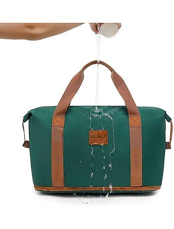 Sac de voyage duffel 40x22x30 cm sec/humide avec trousse - kono