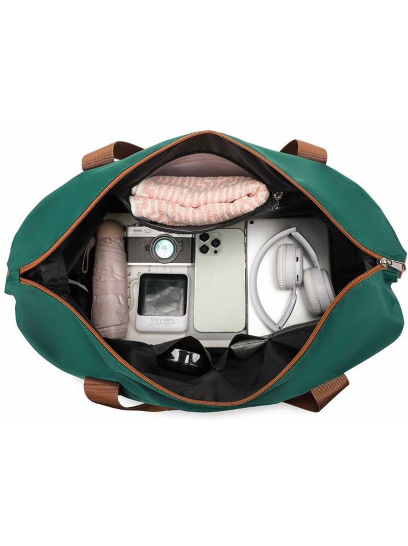 Sac de voyage duffel 40x22x30 cm sec/humide avec trousse - kono Vert - Kiabi