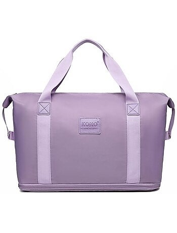 Sac de voyage duffel 40x22x30 cm sec/humide avec trousse - kono