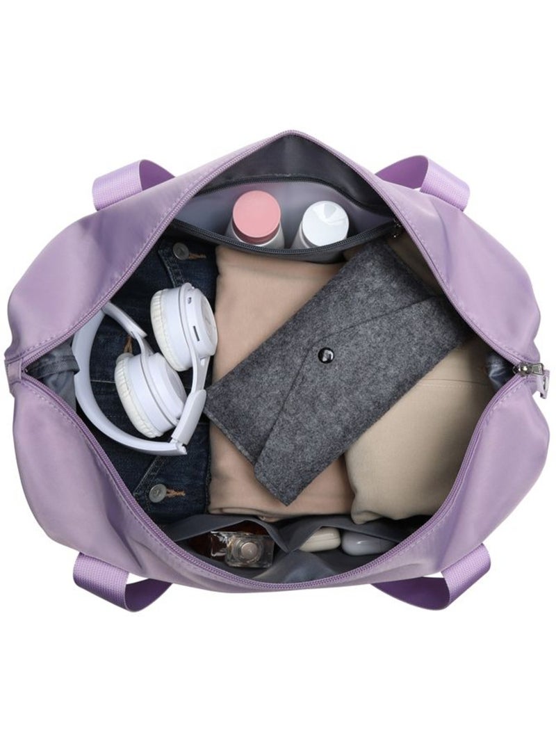 Sac de voyage duffel 40x22x30 cm sec/humide avec trousse - kono Violet - Kiabi