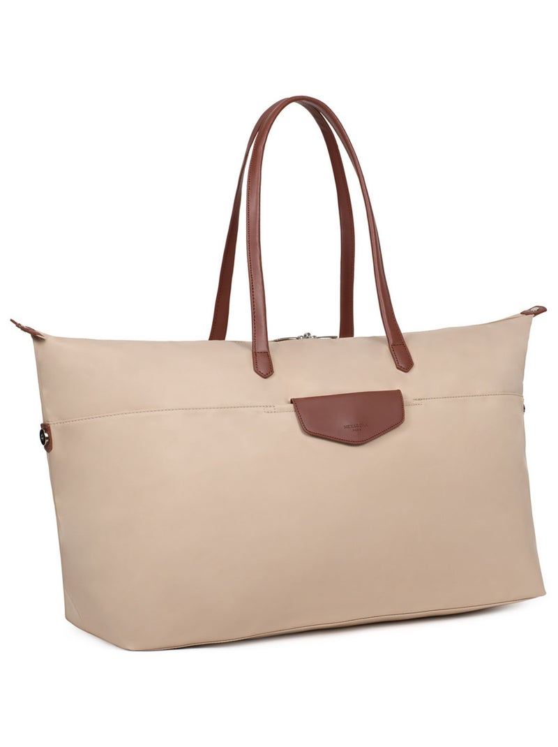Sac de voyage  Grand POP Beige sable - Kiabi