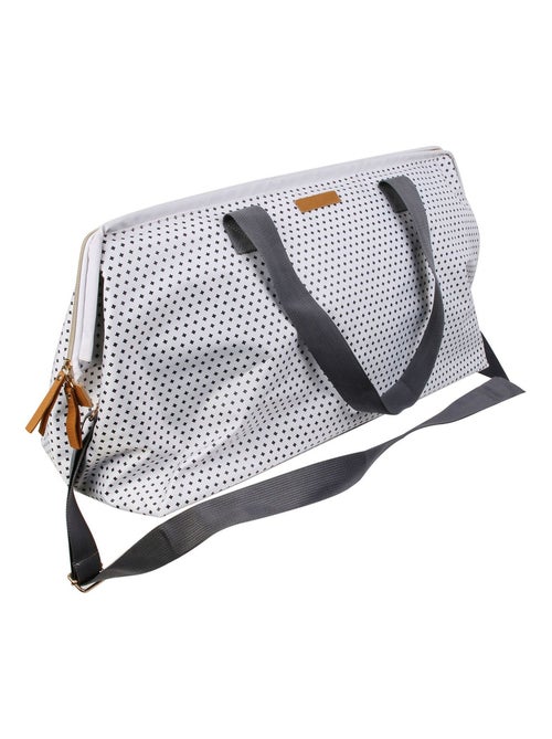 Sac de voyage imperméable à pois avec grande ouverture BABY - Kiabi