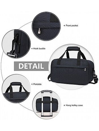 Sac de voyage pliable 35x20x20 cm 48 l imperméable