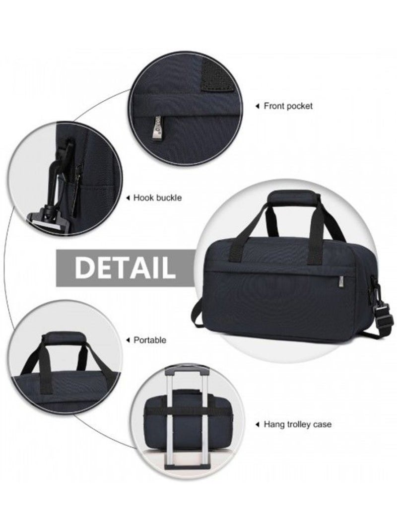 Sac de voyage pliable 35x20x20 cm 48 l imperméable Noir - Kiabi