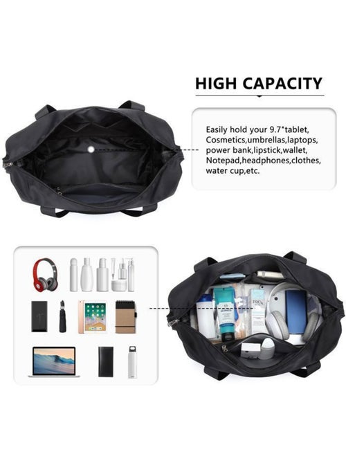 Sac de voyage pliable 36 l sangle trolley avec trousse - kono - Kiabi Sac de voyage pliable 36 l sangle trolley avec trousse - kono - Kiabi