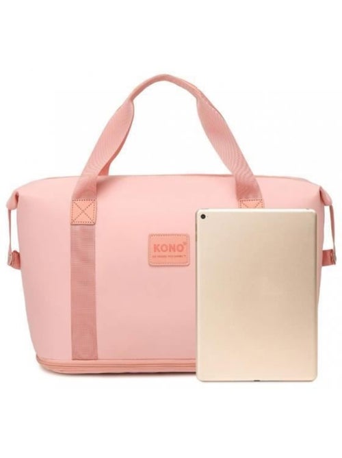 Sac de voyage pliable 36 l sangle trolley avec trousse - kono - Kiabi Sac de voyage pliable 36 l sangle trolley avec trousse - kono - Kiabi