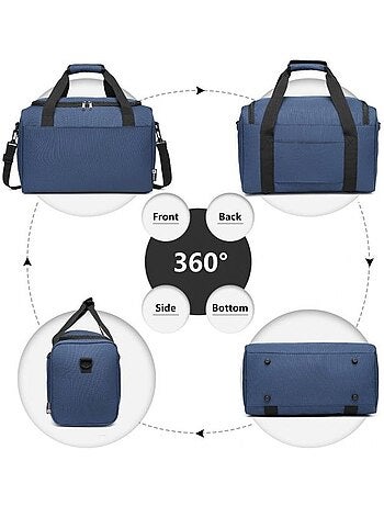 Sac de voyage pliable 40x30x20 cm 24 l déperlant - kono