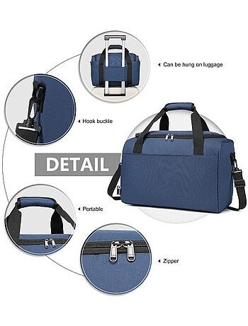 Sac de voyage pliable 40x30x20 cm 24 l déperlant - kono
