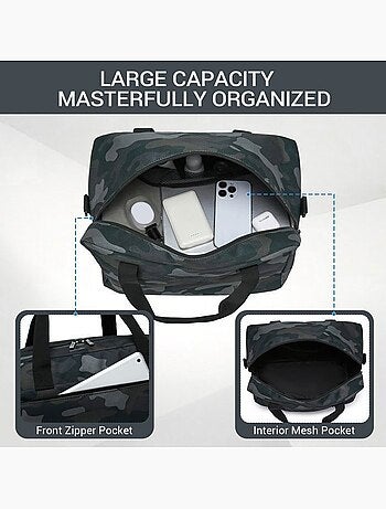Sac de voyage pliable 40x30x20 cm 24 l déperlant - kono