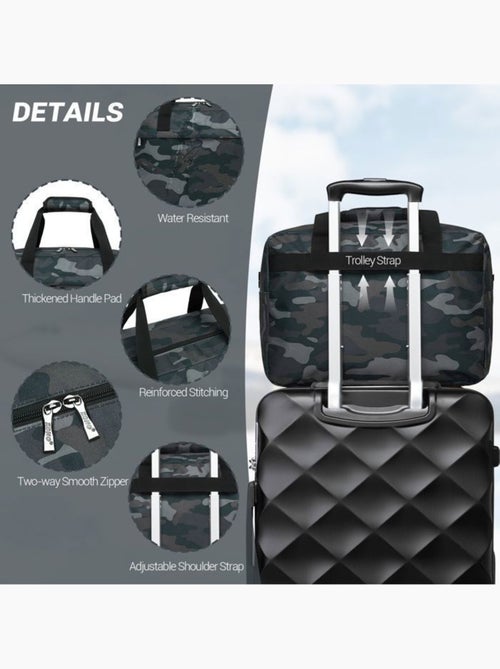 Sac de voyage pliable 40x30x20 cm 24 l déperlant - kono - Kiabi Sac de voyage pliable 40x30x20 cm 24 l déperlant - kono - Kiabi