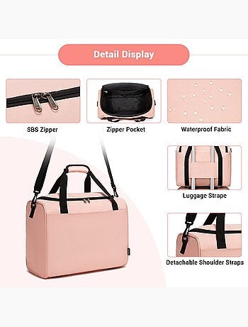 Sac de voyage pliable 40x30x20 cm 24 l déperlant - kono