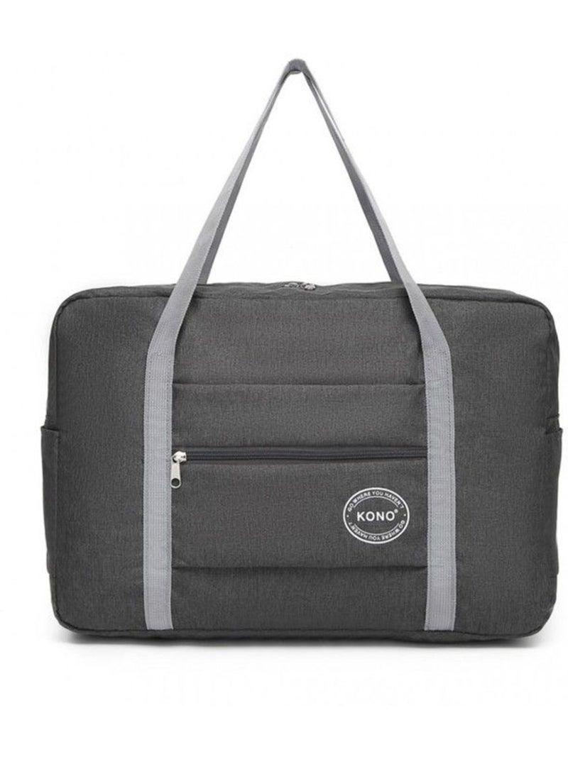 Sac de voyage pliable 45x14x32 cm sec/humide imperméable Gris - Kiabi