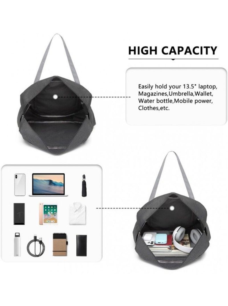 Sac de voyage pliable 45x14x32 cm sec/humide imperméable Gris - Kiabi